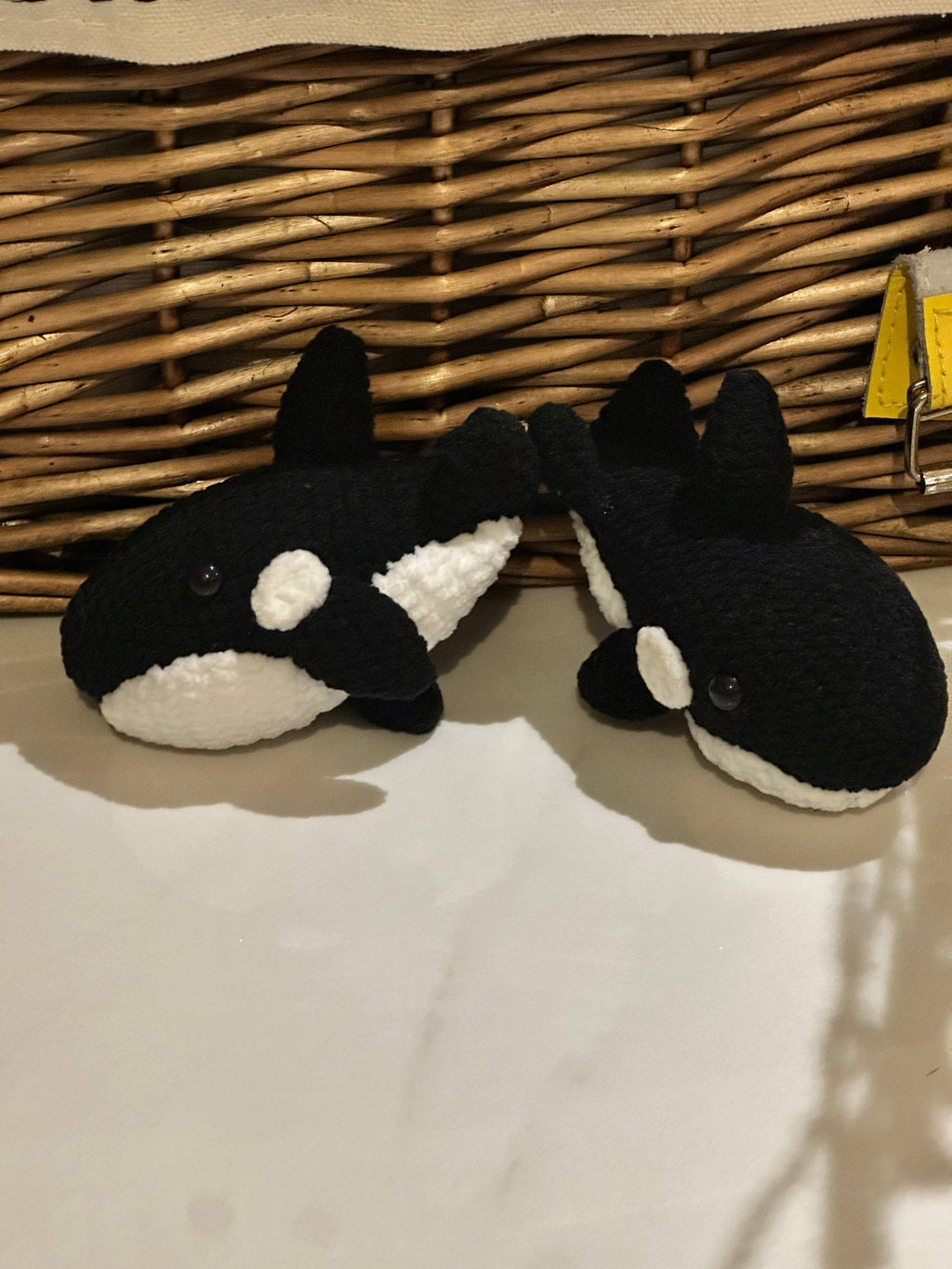 Handmade Crochet Orca Whale Plush Toy