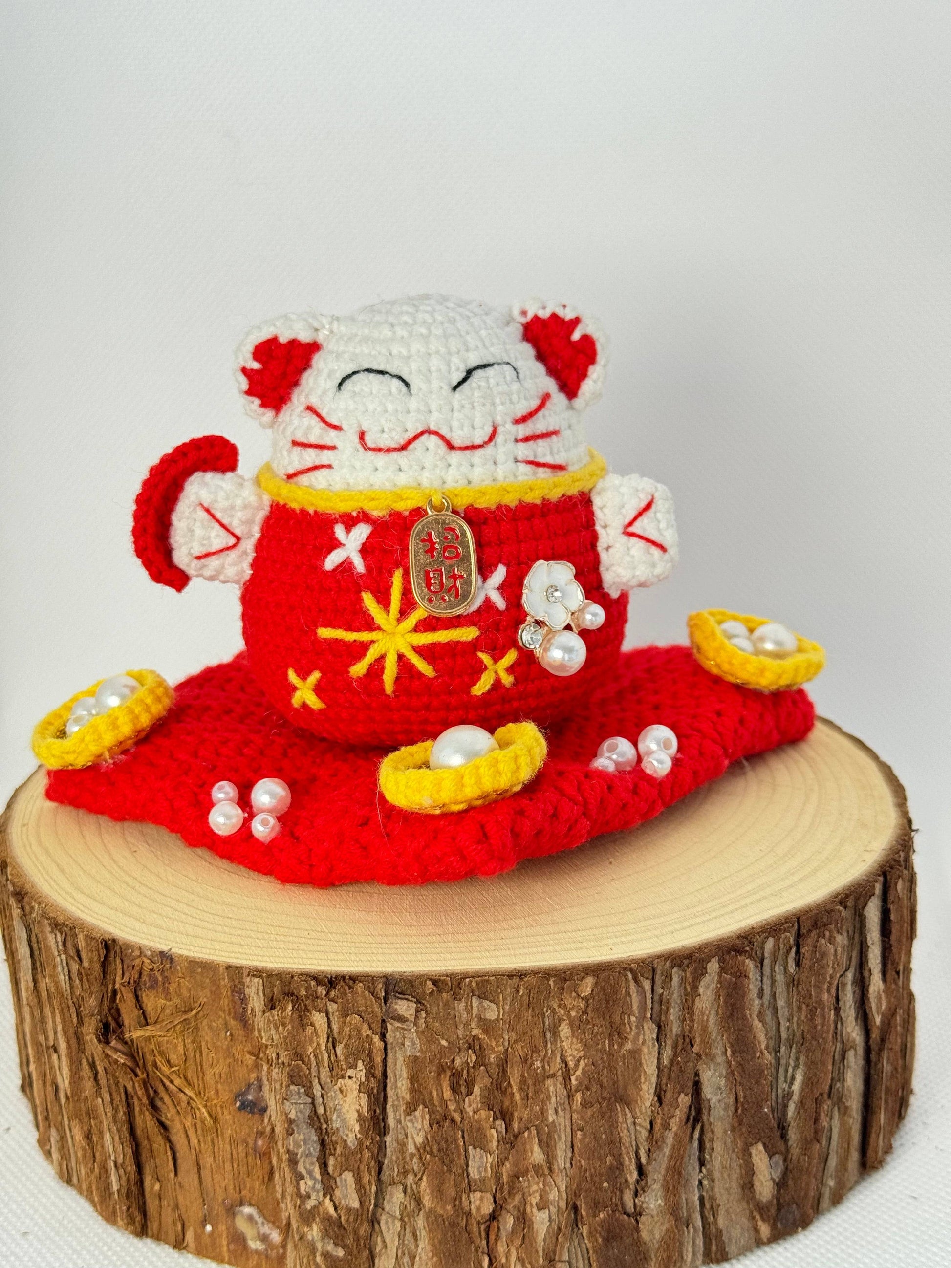 Lucky Cat Crochet Collection Adorable Fortune Feline Family