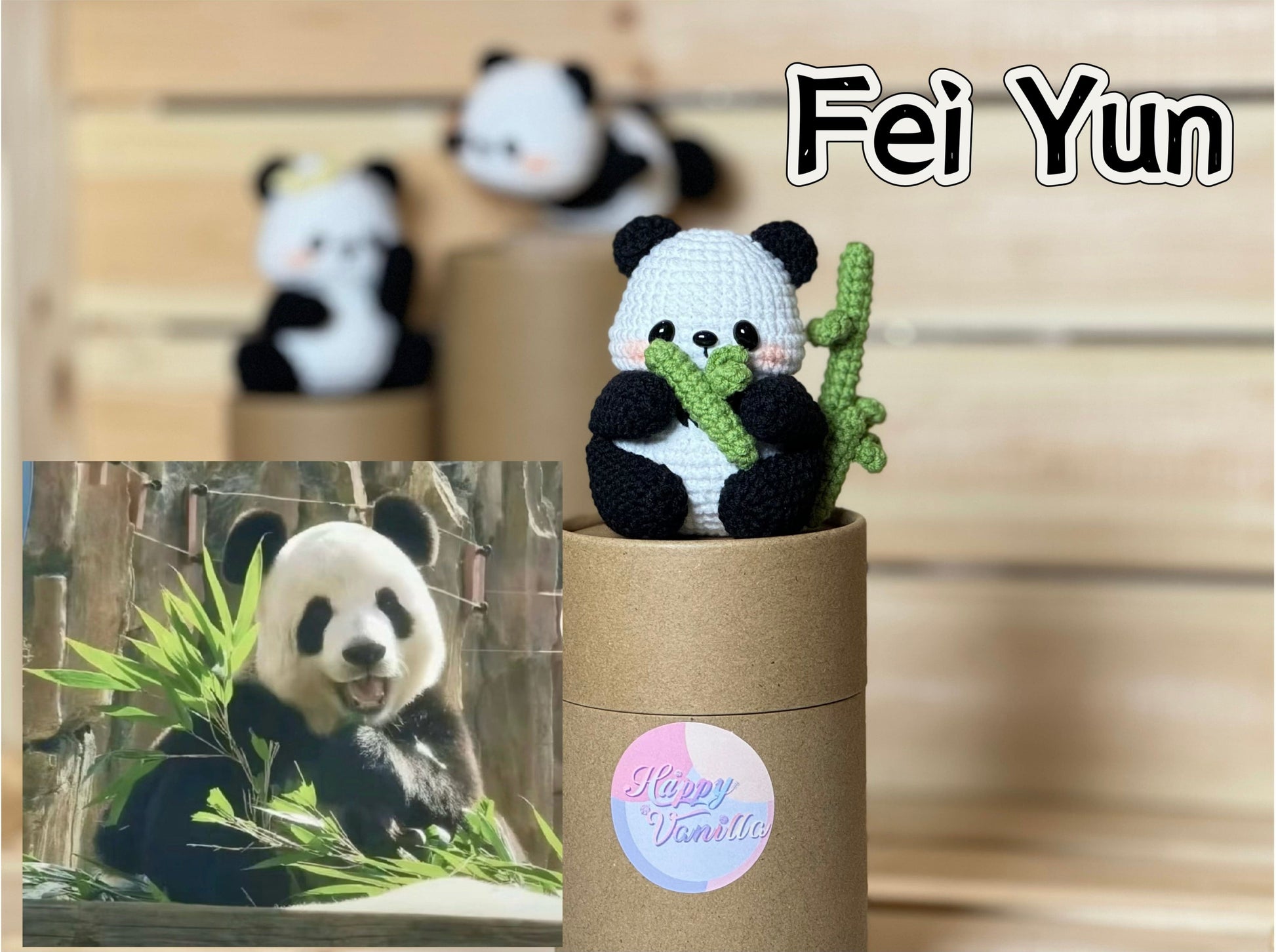 Giant Panda Amigurumi Crochet Toy Limited Restock