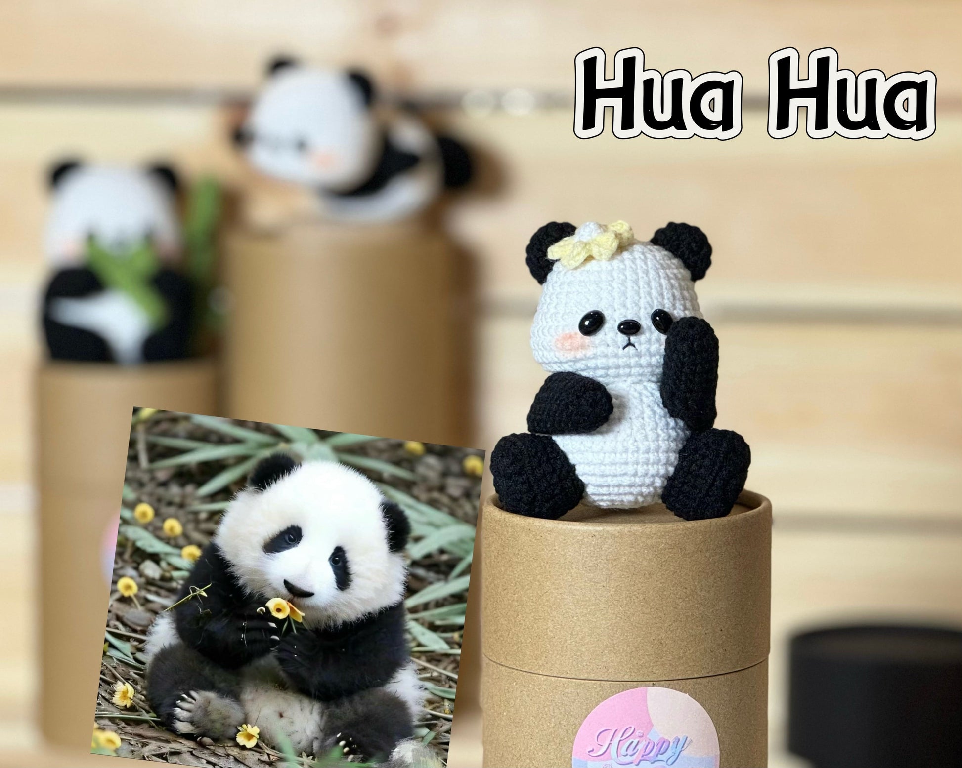 Giant Panda Amigurumi Crochet Toy Limited Restock