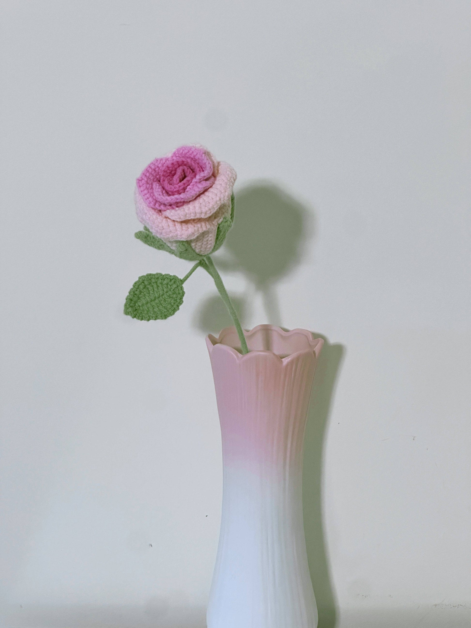 Handmade Crochet Rose Bouquet - Everlasting Flowers That Never Fade