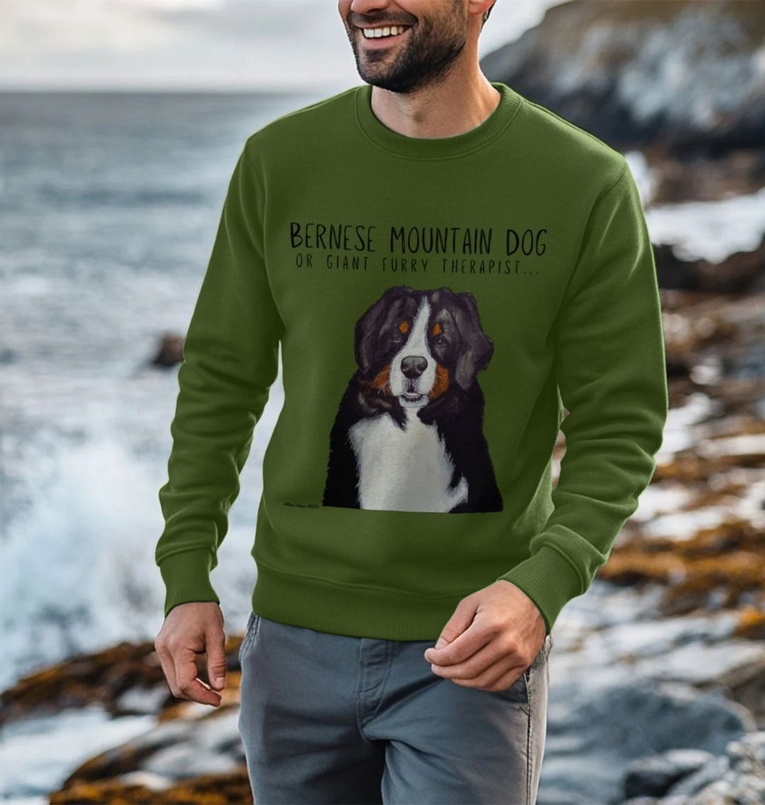 Bernese Mountain Dog Men's Sweatshirt