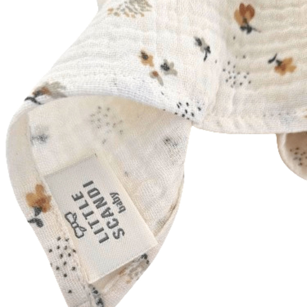 Hedgehog and Garden Muslin Blanket