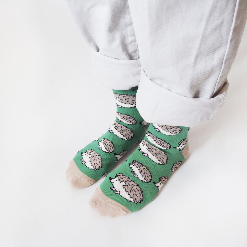 Save the Hedgehogs Bamboo Socks