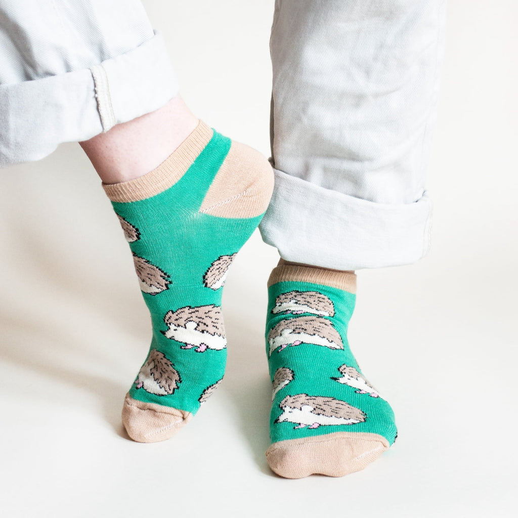 Hedgehog Bamboo Trainer Socks