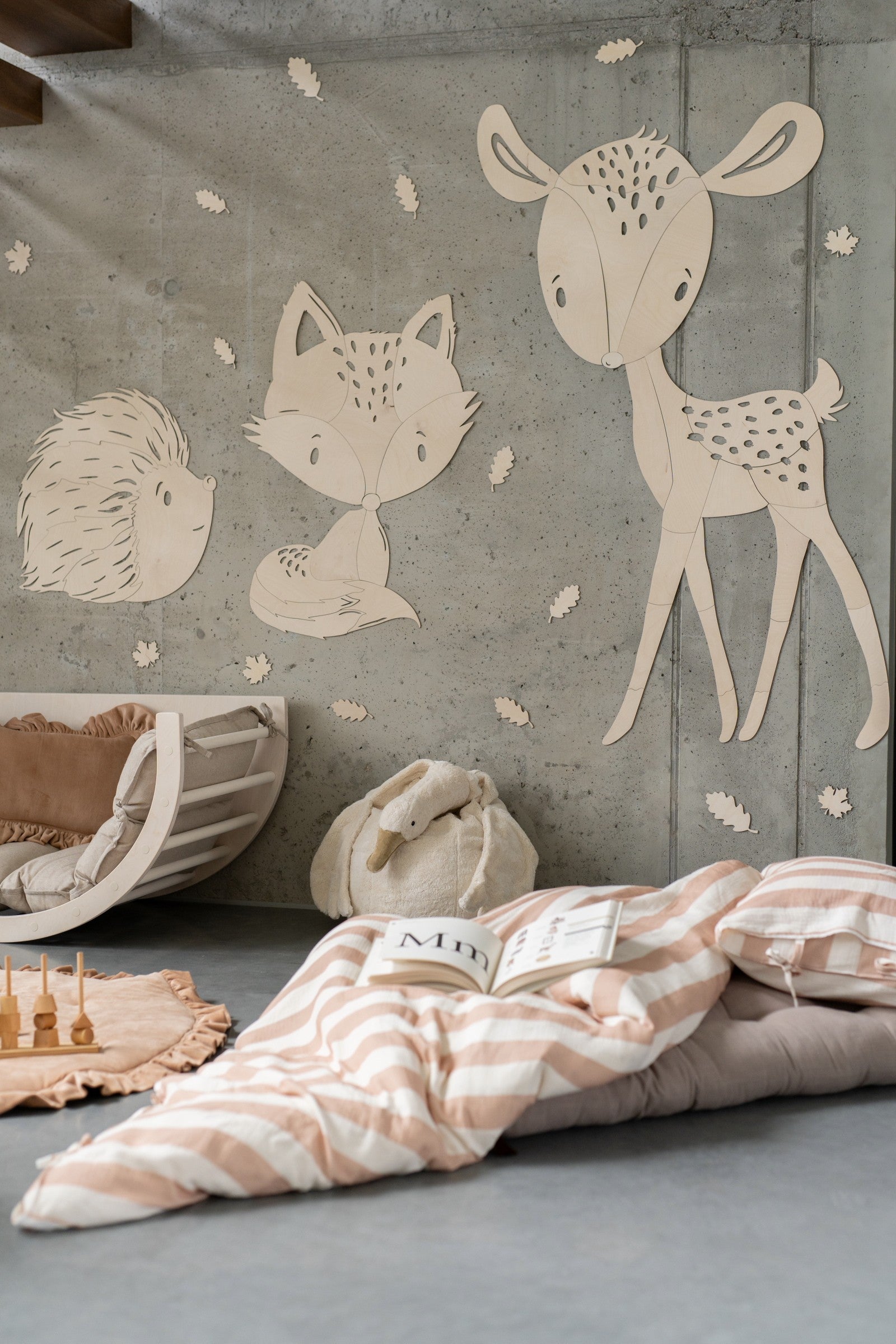 Hedgehog Forest Animal - Wooden Wall Decoration