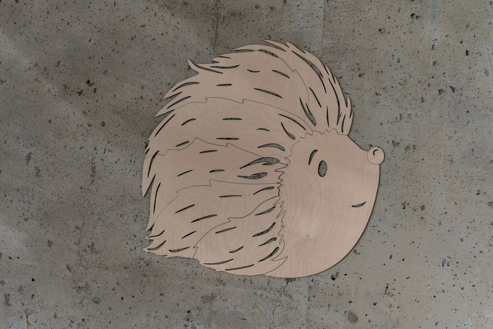 Hedgehog Forest Animal - Wooden Wall Decoration