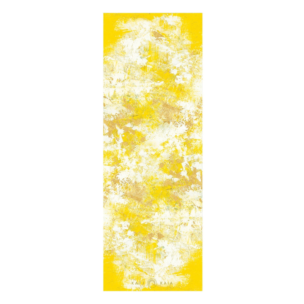 Yellow Artist Yoga Mat