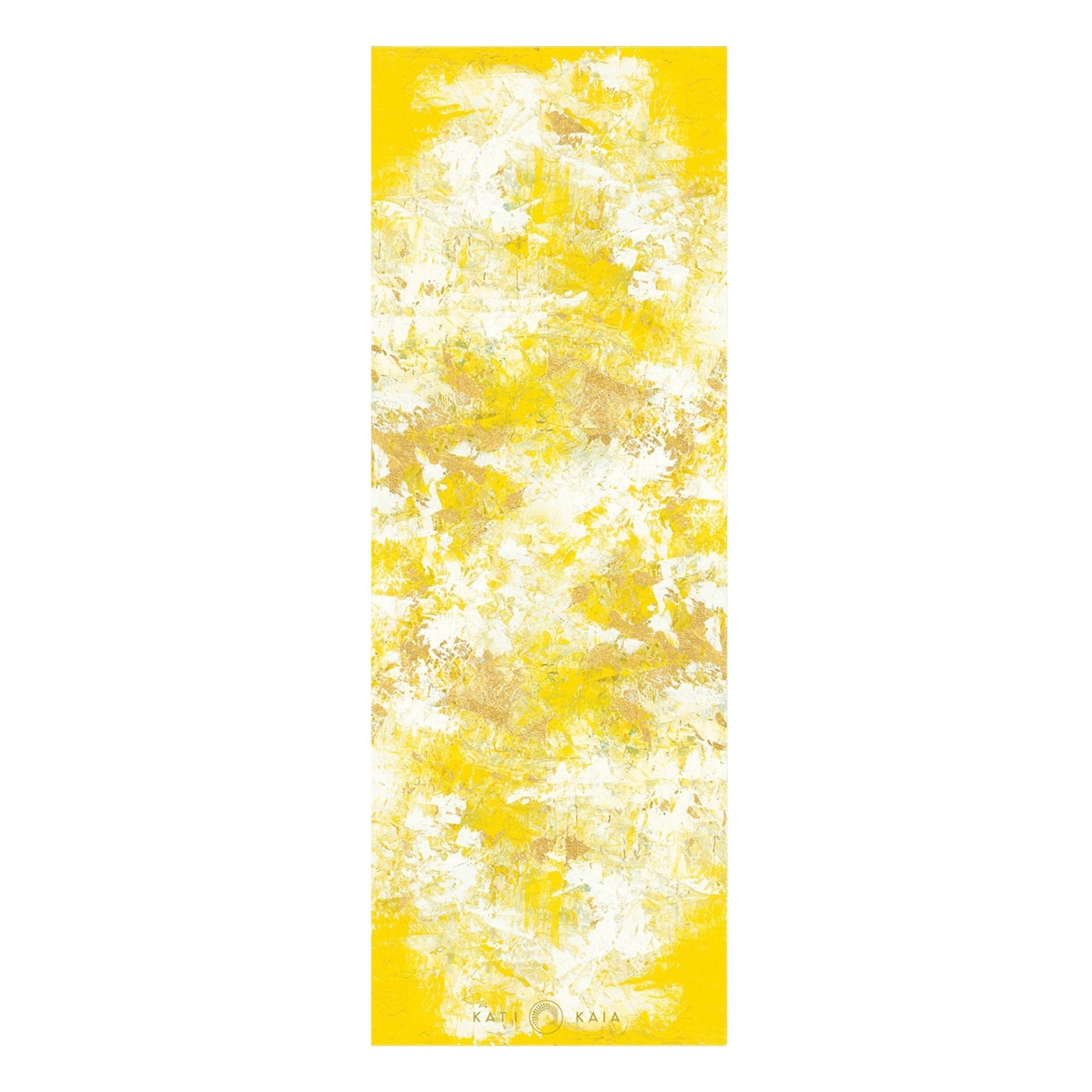 Yellow Artist Yoga Mat