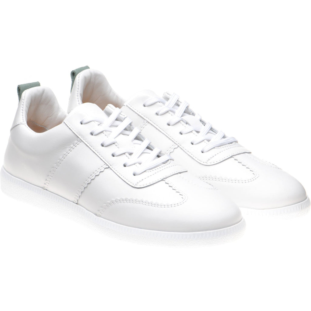 Angelina White Rubber Soled Trainers for Women