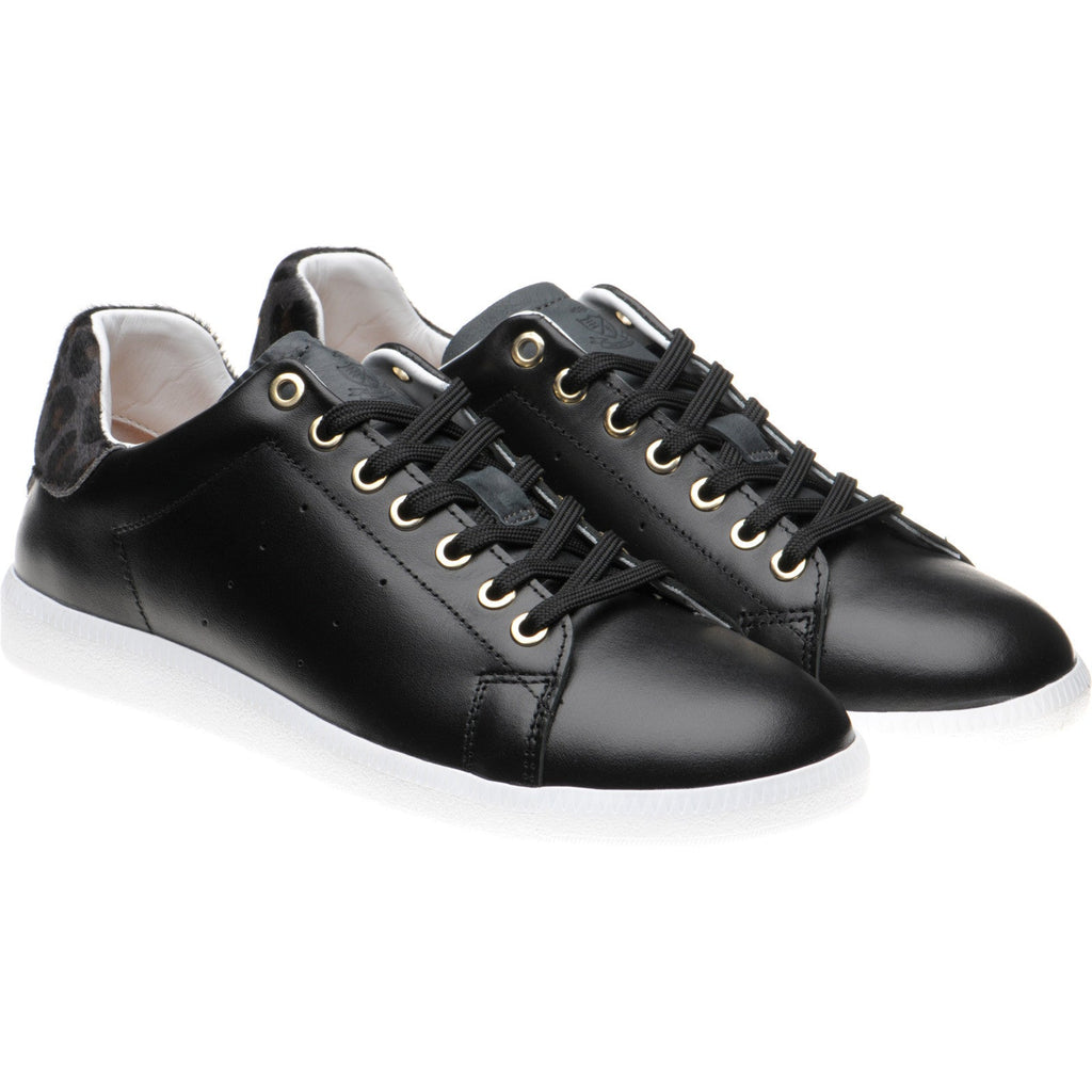 Athena Ladies Black Rubber Soled Trainers