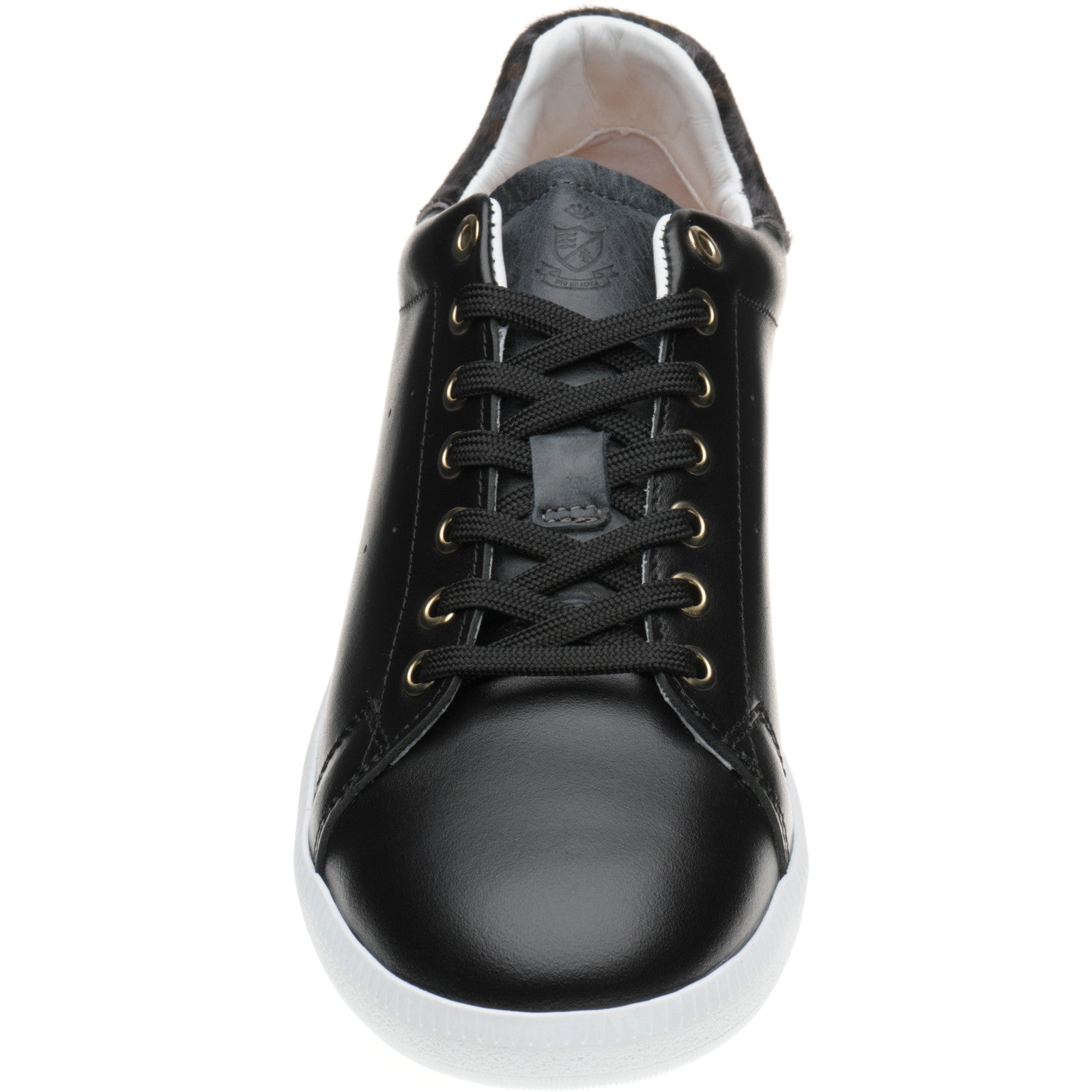 Athena Ladies Black Rubber Soled Trainers