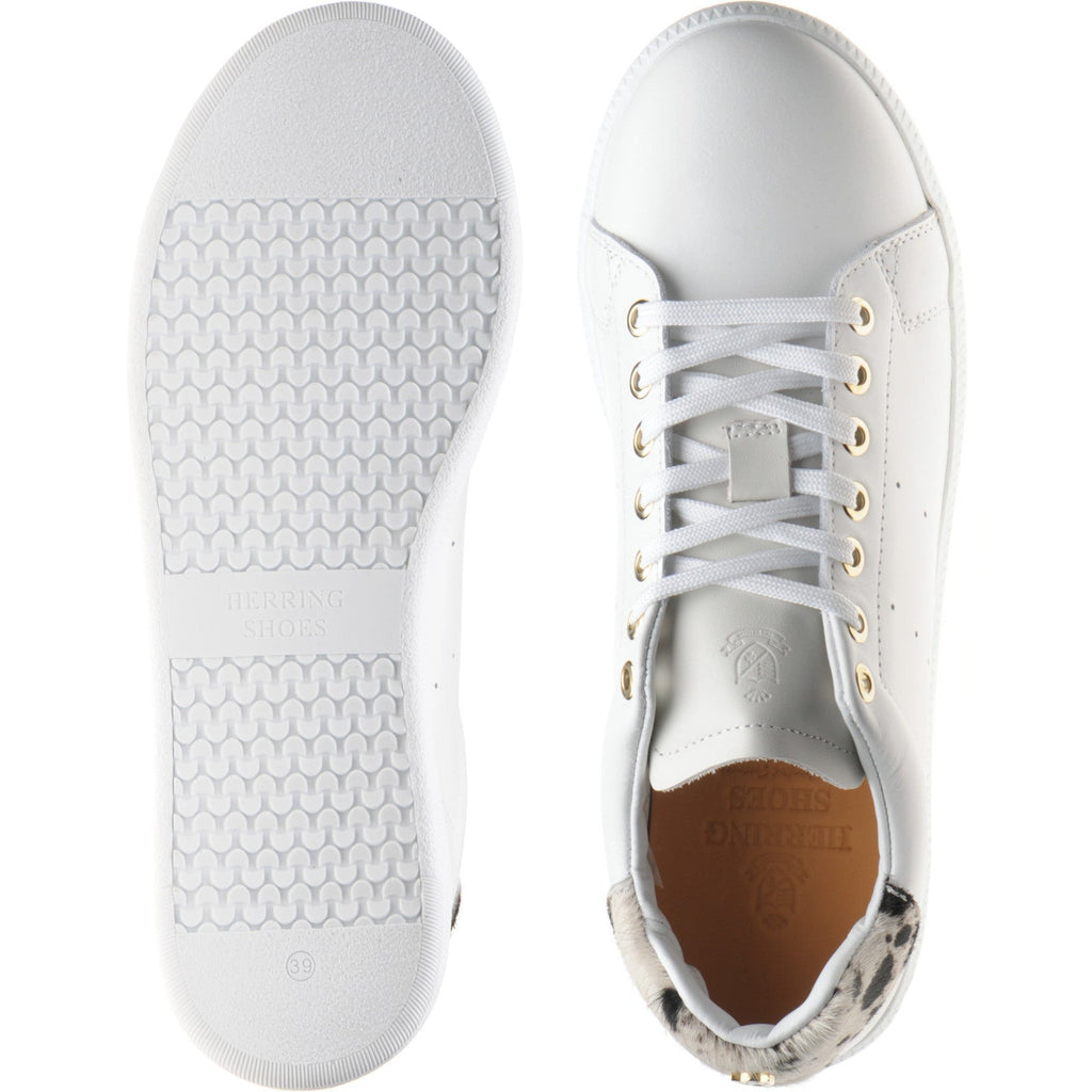 Athena Ladies White Rubber Soled Trainers