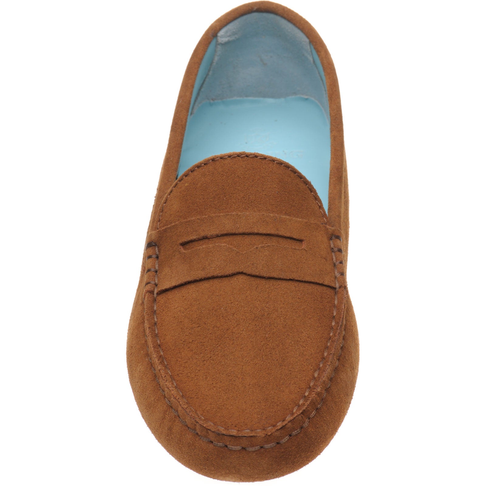 Louisa Ladies Cognac Suede Driving Moccasins