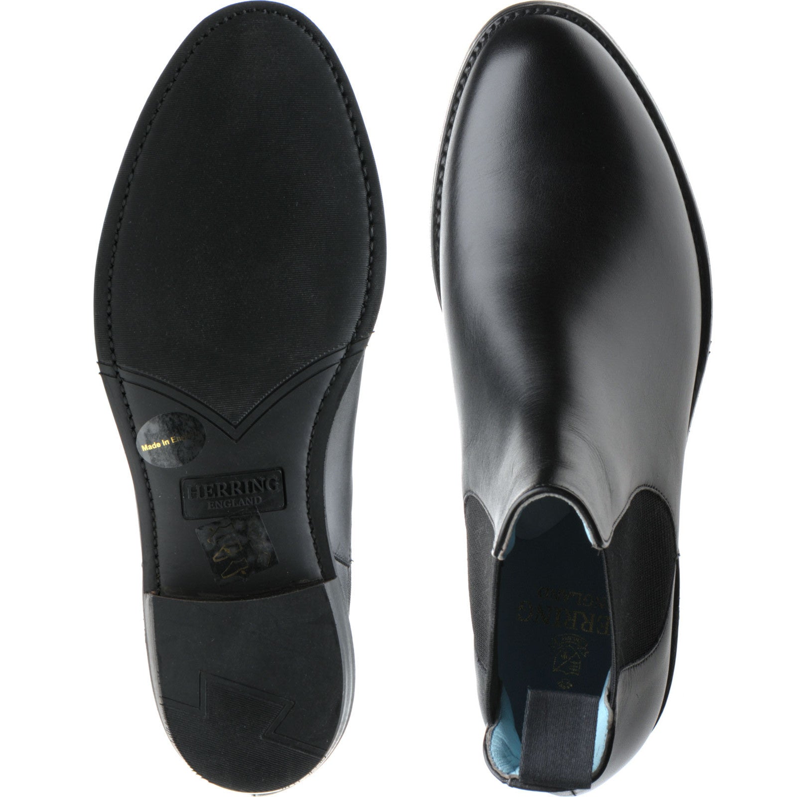 Black Calf Chelsea Boots for Women