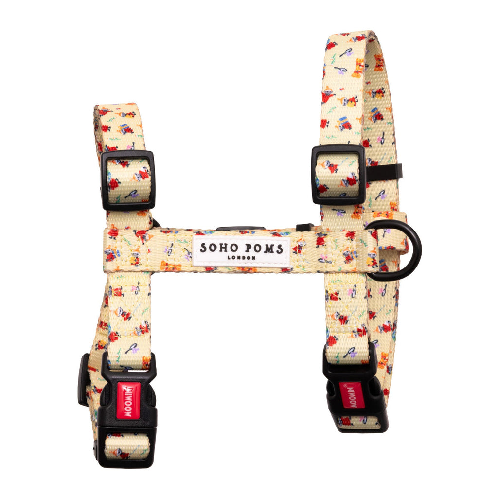 Yellow Sunrise Dogs H-Harness