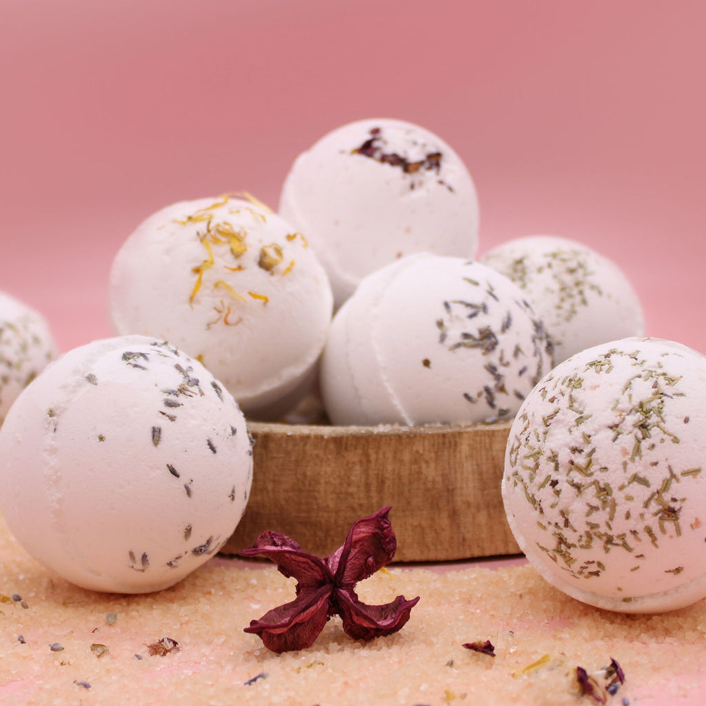 Himalayan Salt Bath Bomb Clarity with Rosemary and Clary Sage