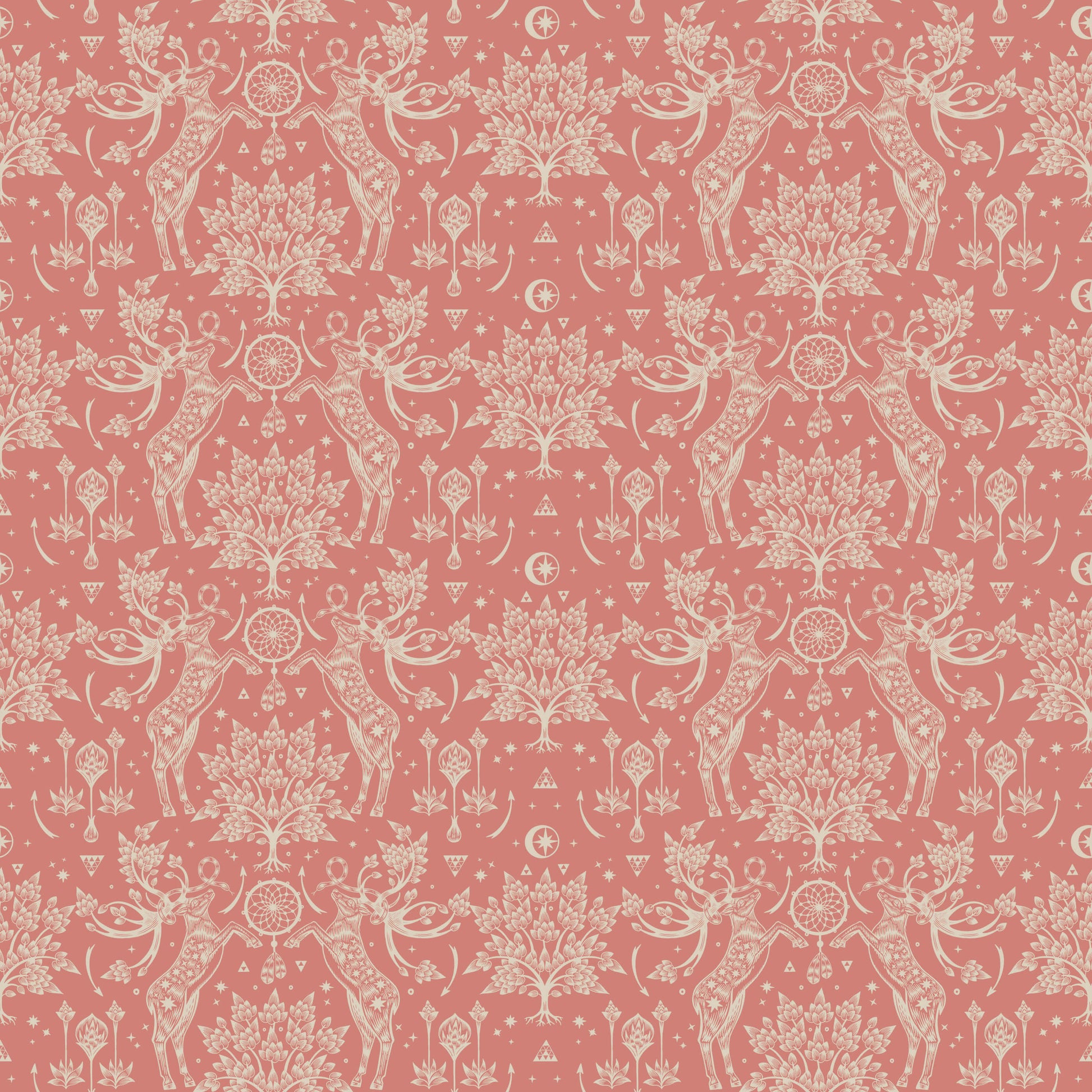 Scandi Deer Wallpaper