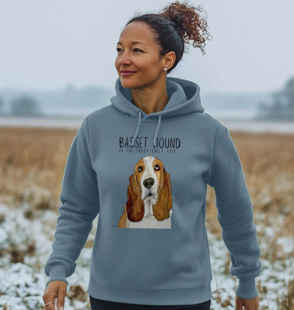 Basset Hound Women's Hoodie Cozy Guilt Trip