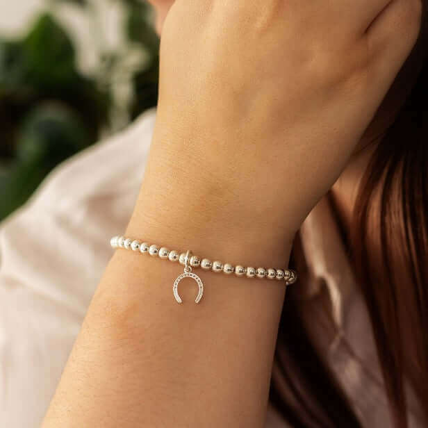Sterling Silver Horseshoe Bracelet Handcrafted