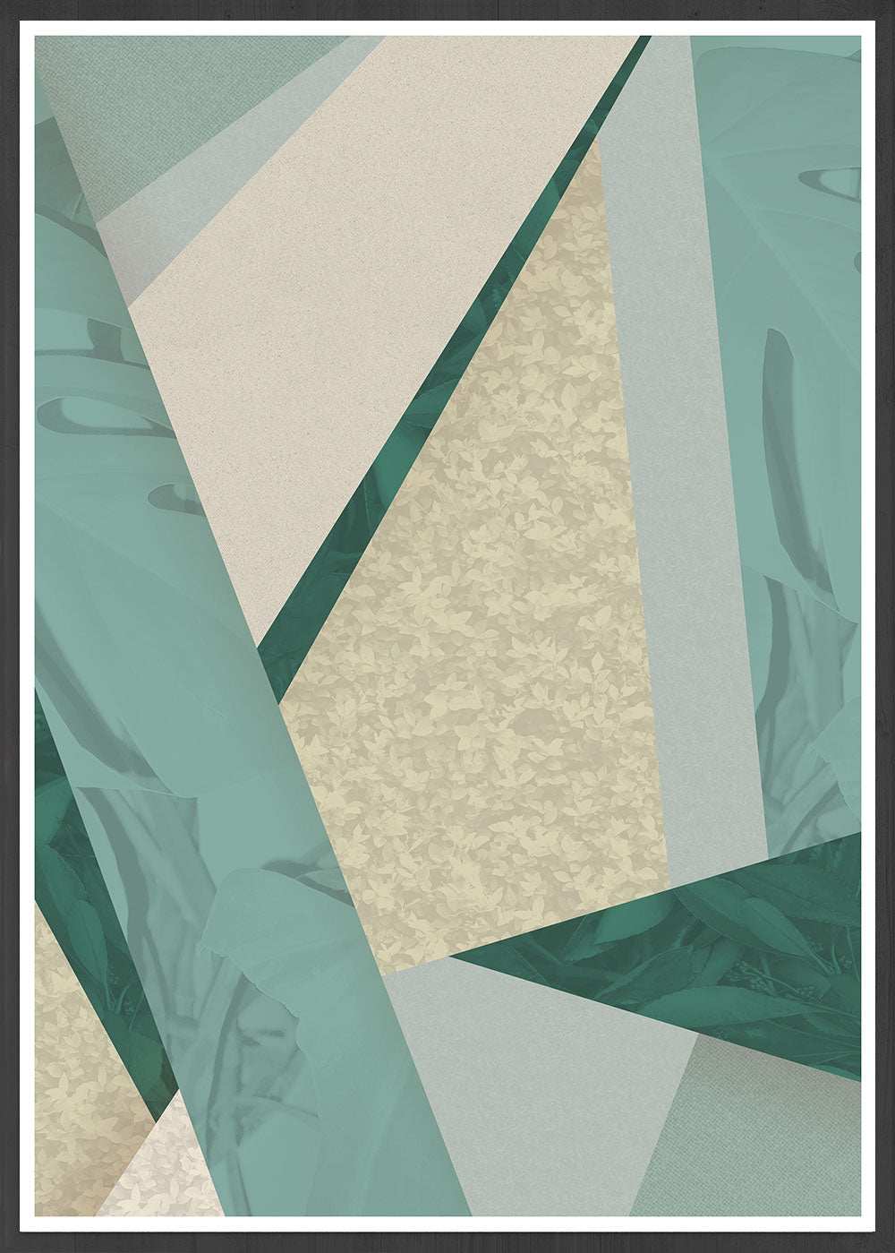 Geometric Botanical House Plants Wall Print