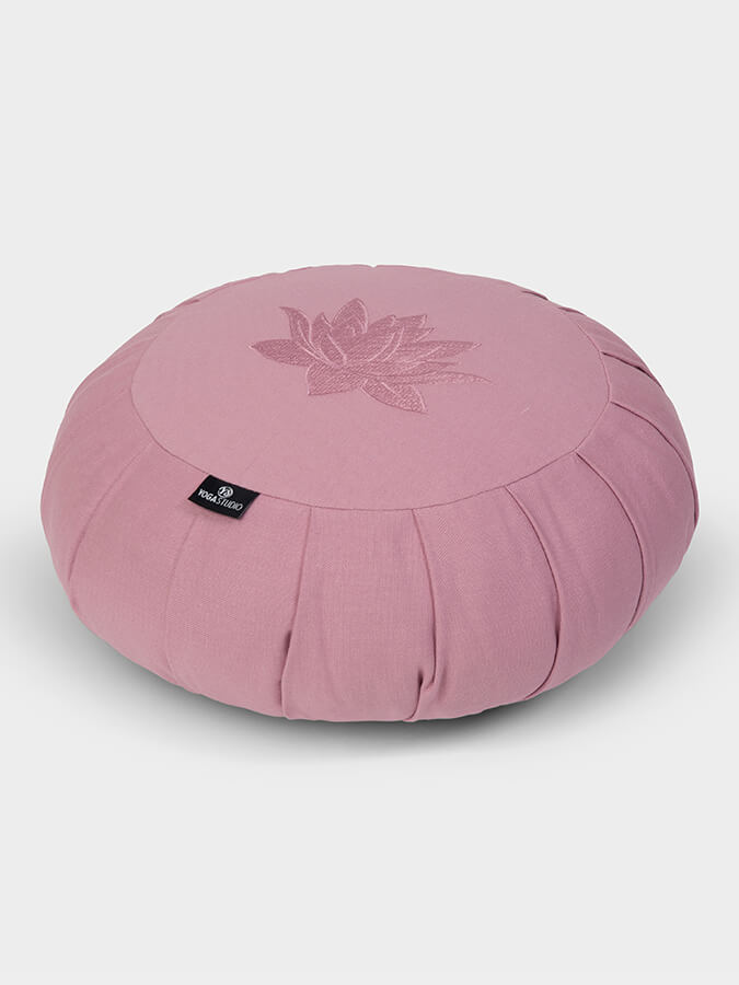Organic Cotton Round Lotus Zafu Buckwheat Meditation Cushion