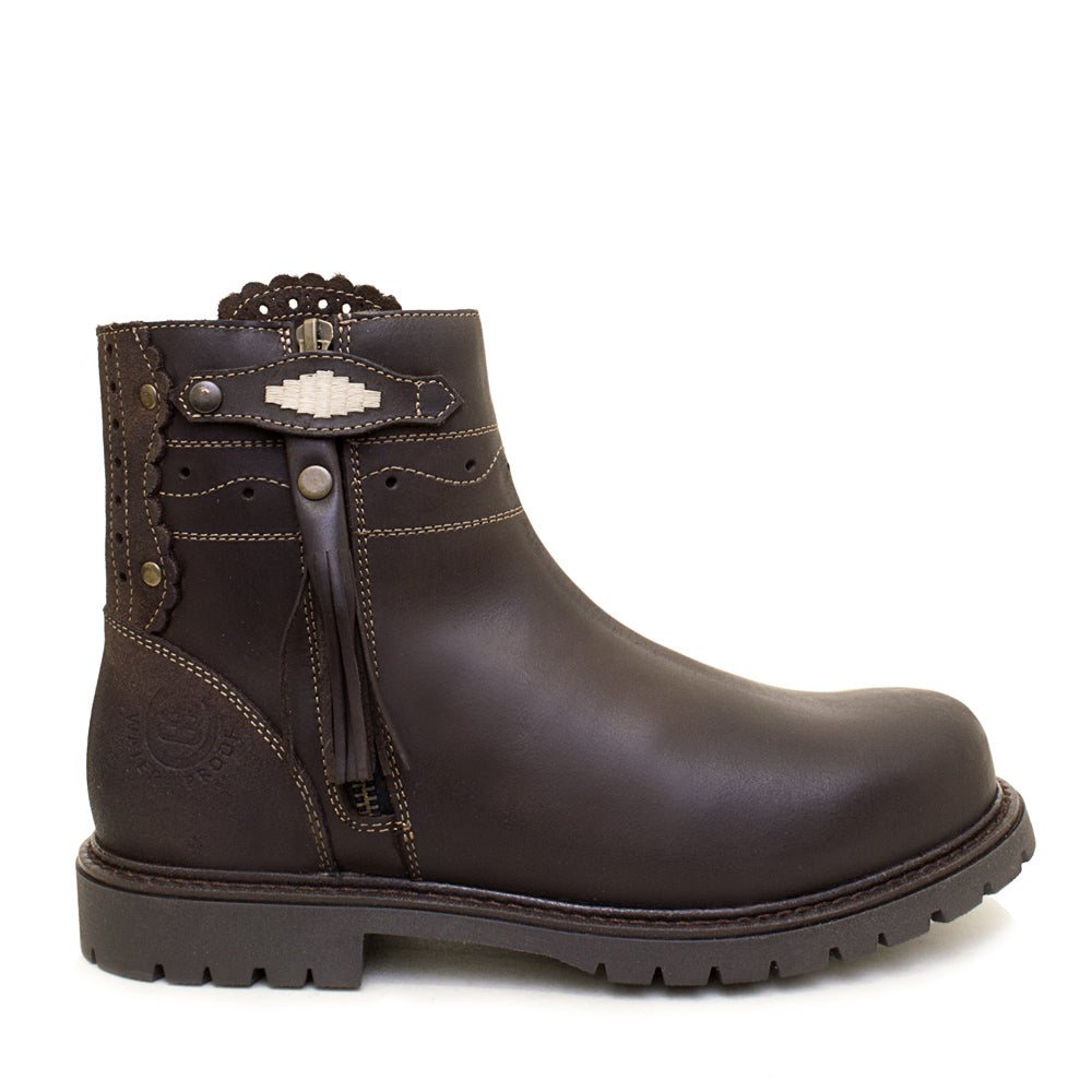 Hudson Ankle Boots in Chocolate