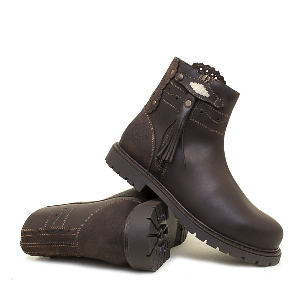 Hudson Ankle Boots in Chocolate