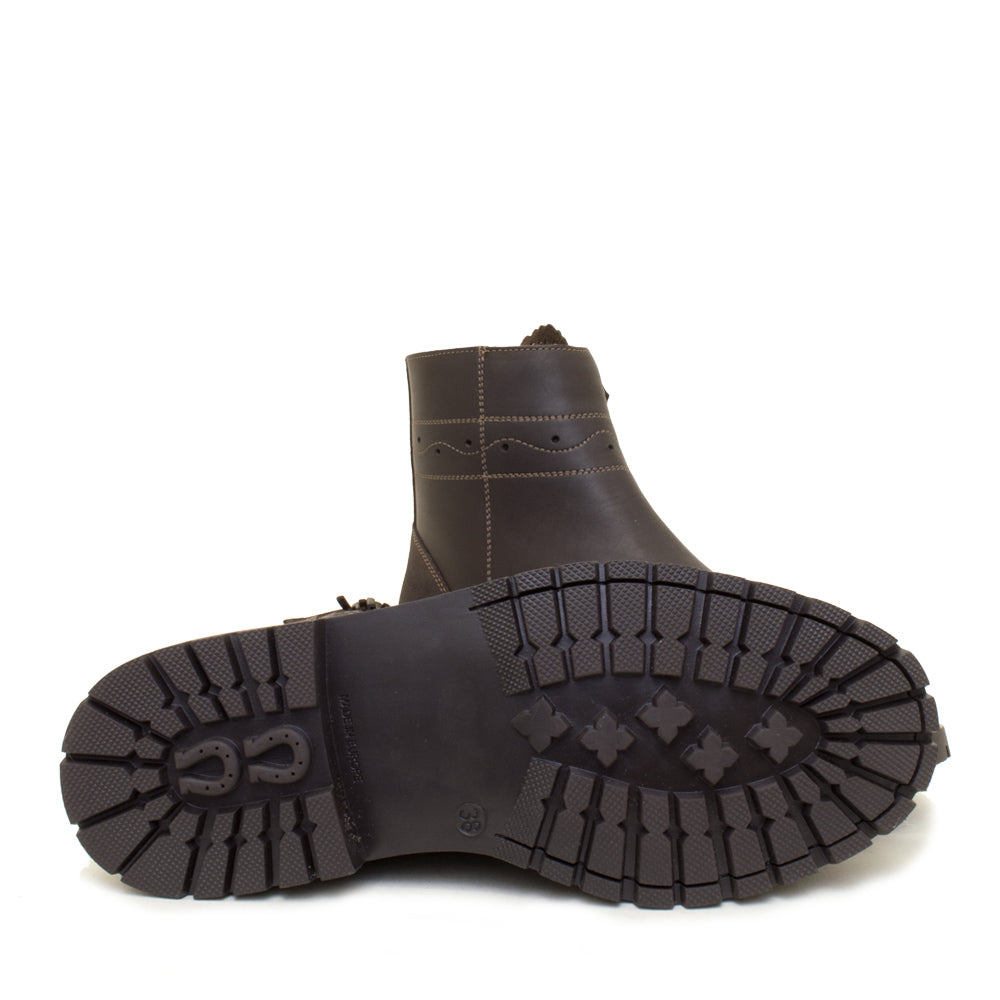 Hudson Ankle Boots in Chocolate