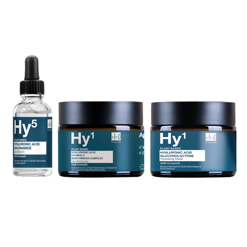 Hyaluronic Acid Day Moisturiser Eye Serum and Mask