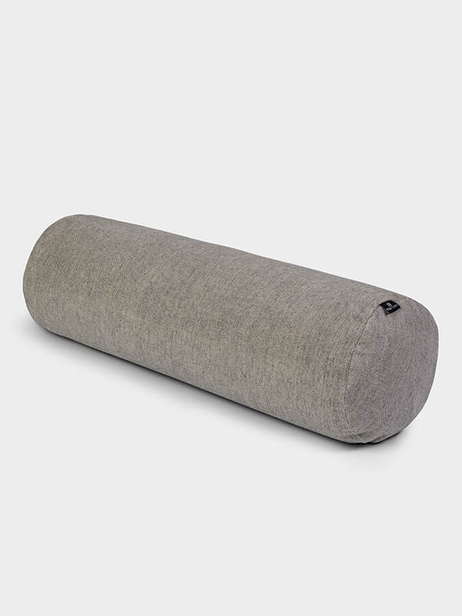 Organic Buckwheat Two Toned Meditation Bolster Cushion