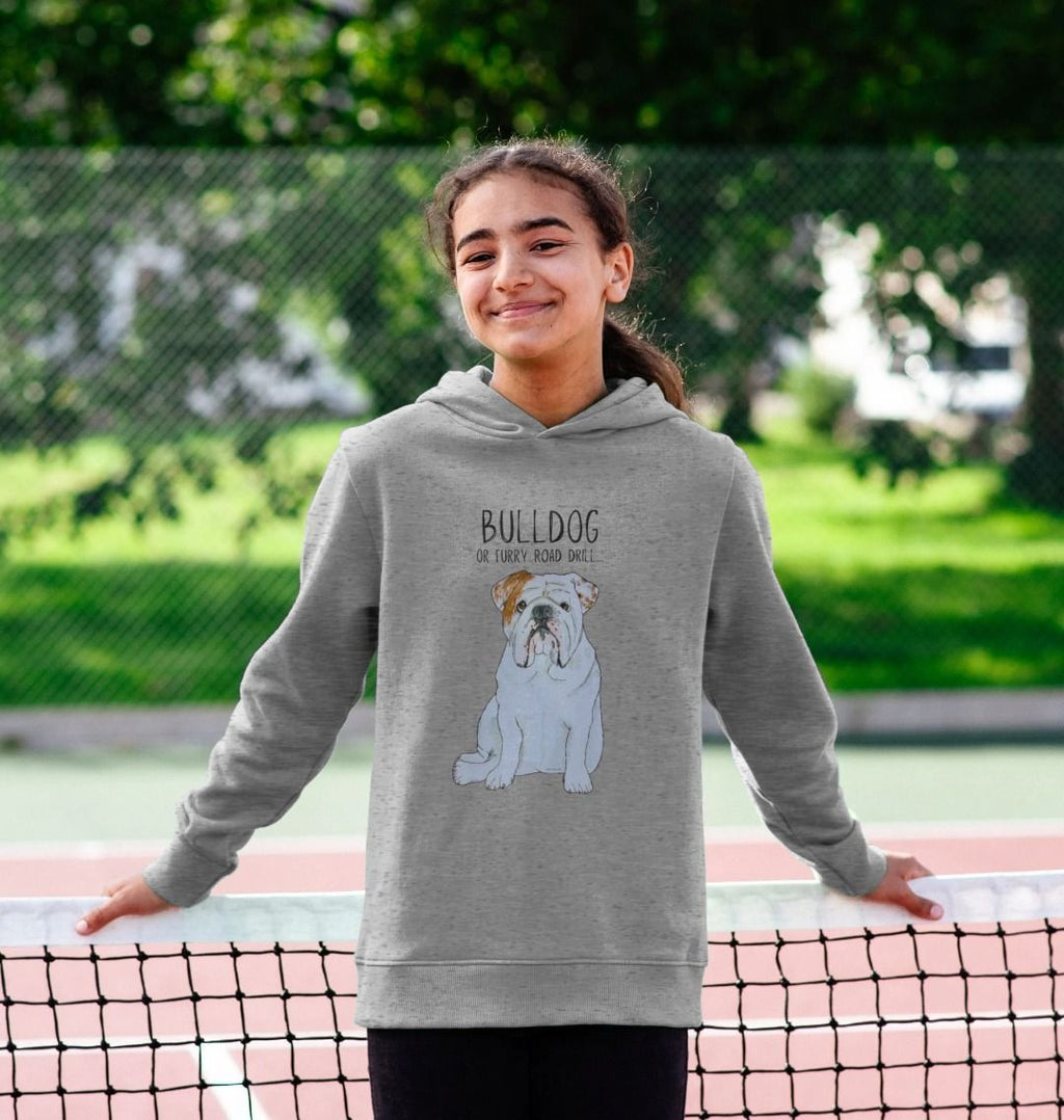 Kids Bulldog Hoodie in Organic Cotton
