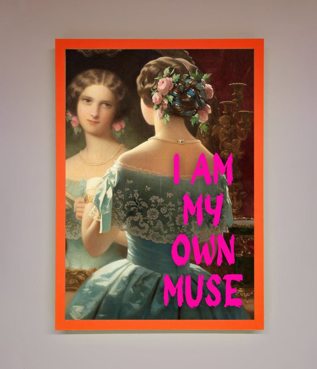 I Am My Muse Framed Print