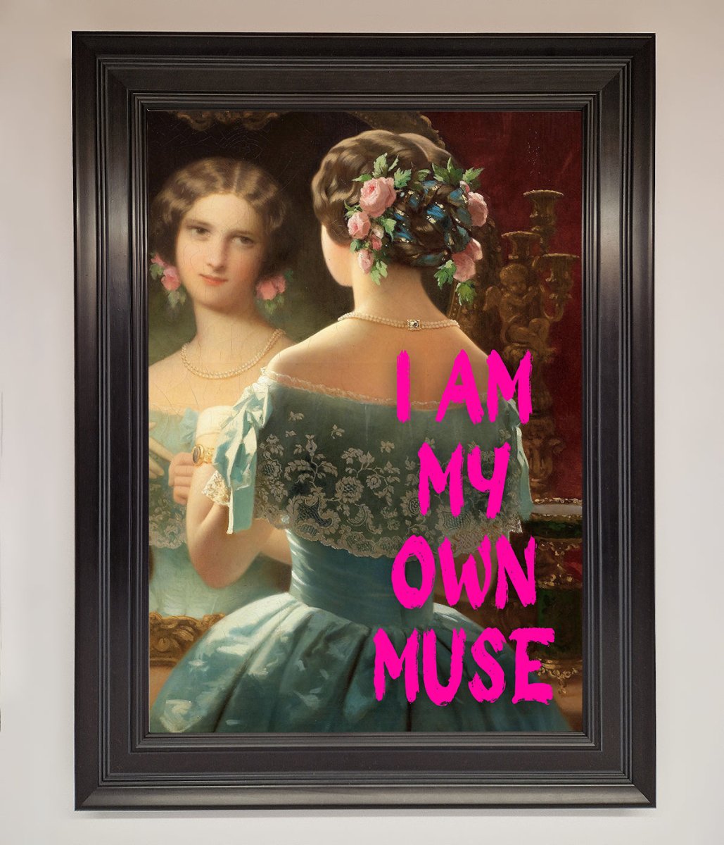 I Am My Muse Framed Print