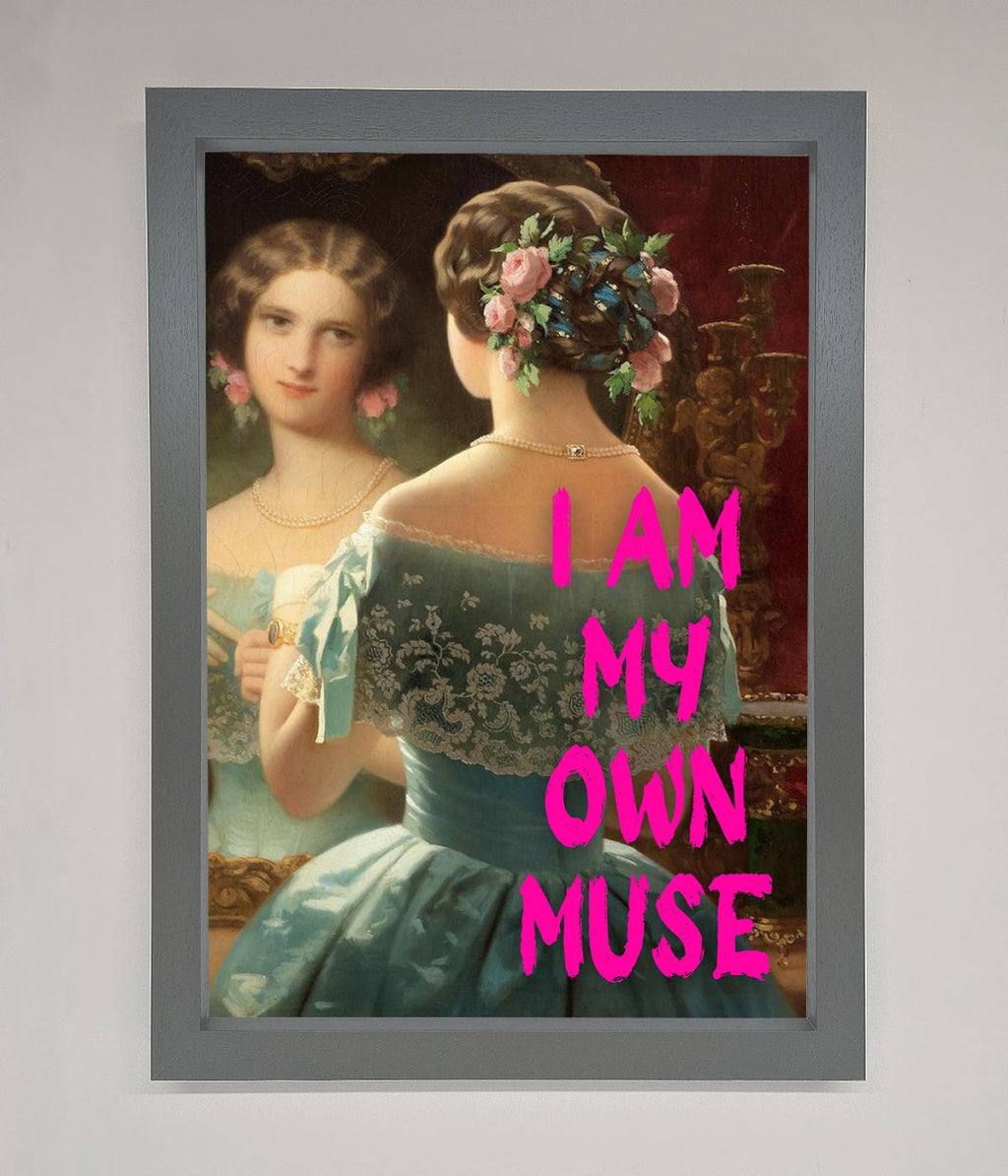 I Am My Muse Framed Print
