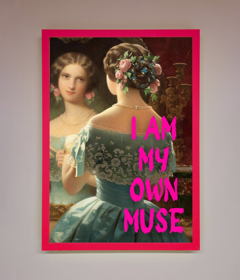 I Am My Muse Framed Print