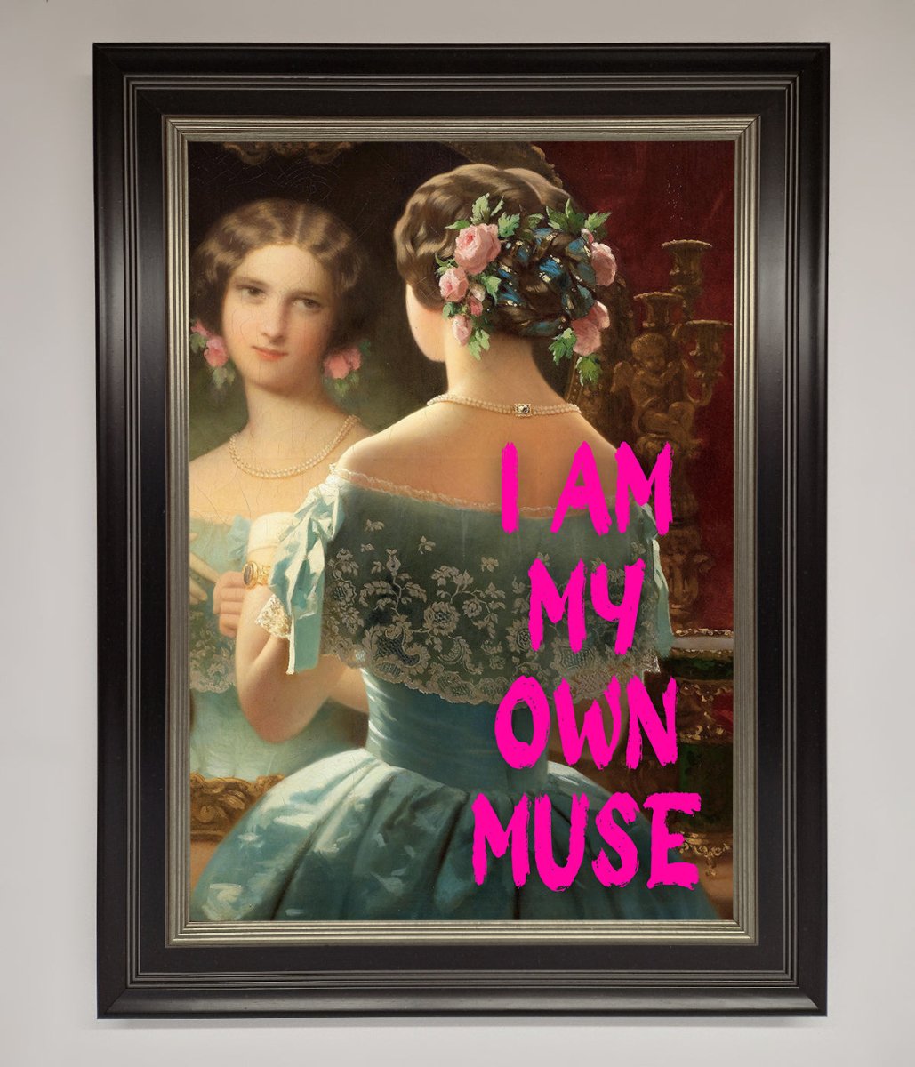 I Am My Muse Framed Print