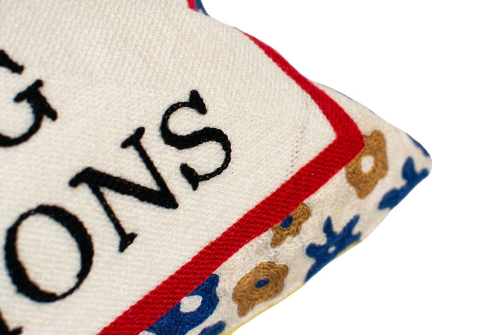 I Don't Cook Needlepoint Cushion