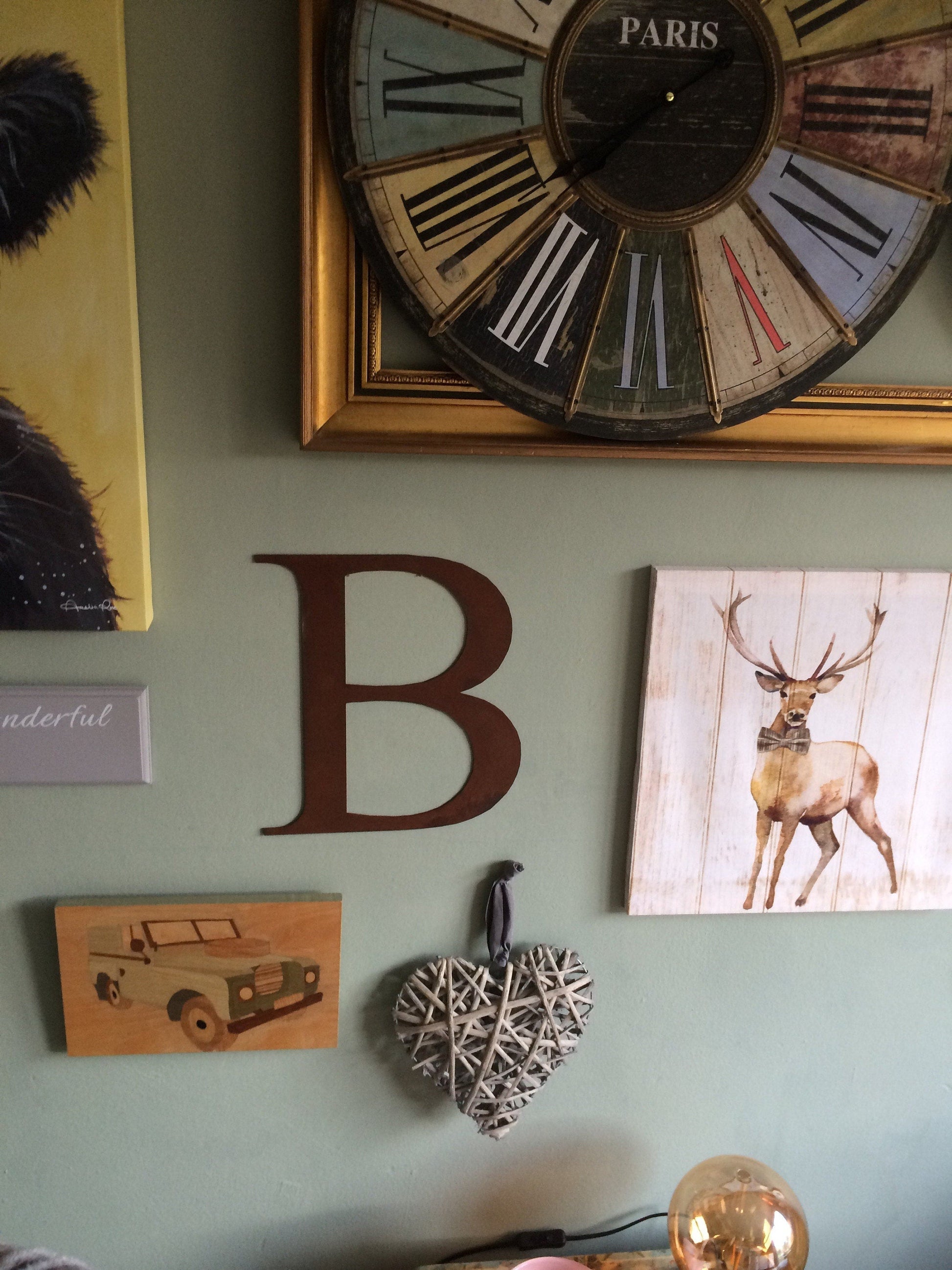 Rustic Metal Letters and Numbers 5 inch and 12 inch for Home and Garden Decor