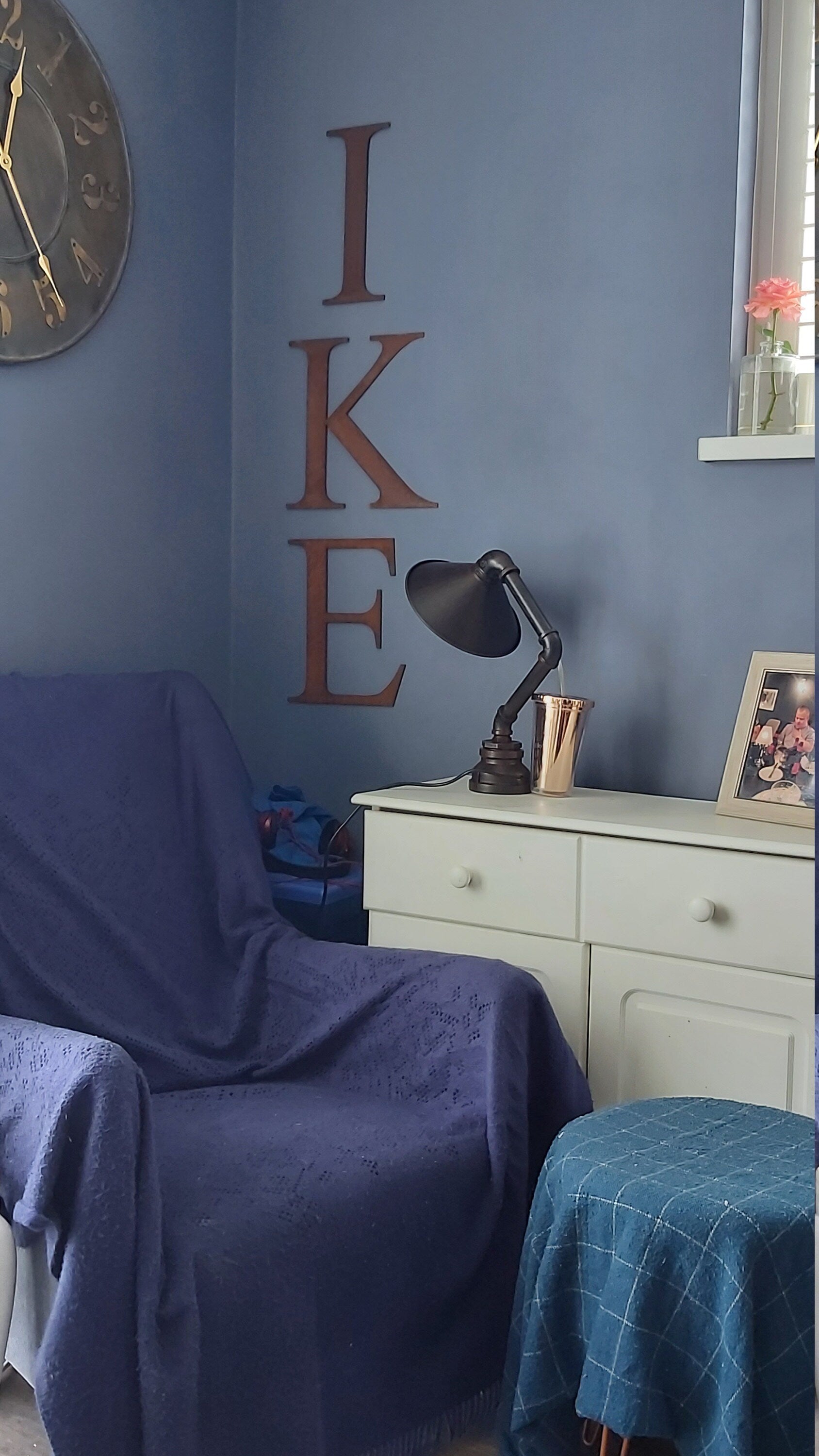 Rustic Metal Letters and Numbers 5 inch and 12 inch for Home and Garden Decor