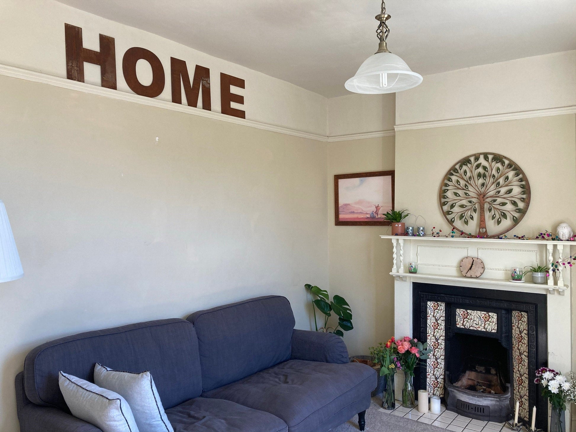 12 Inch Rusty Metal Letters A-Z 0-9