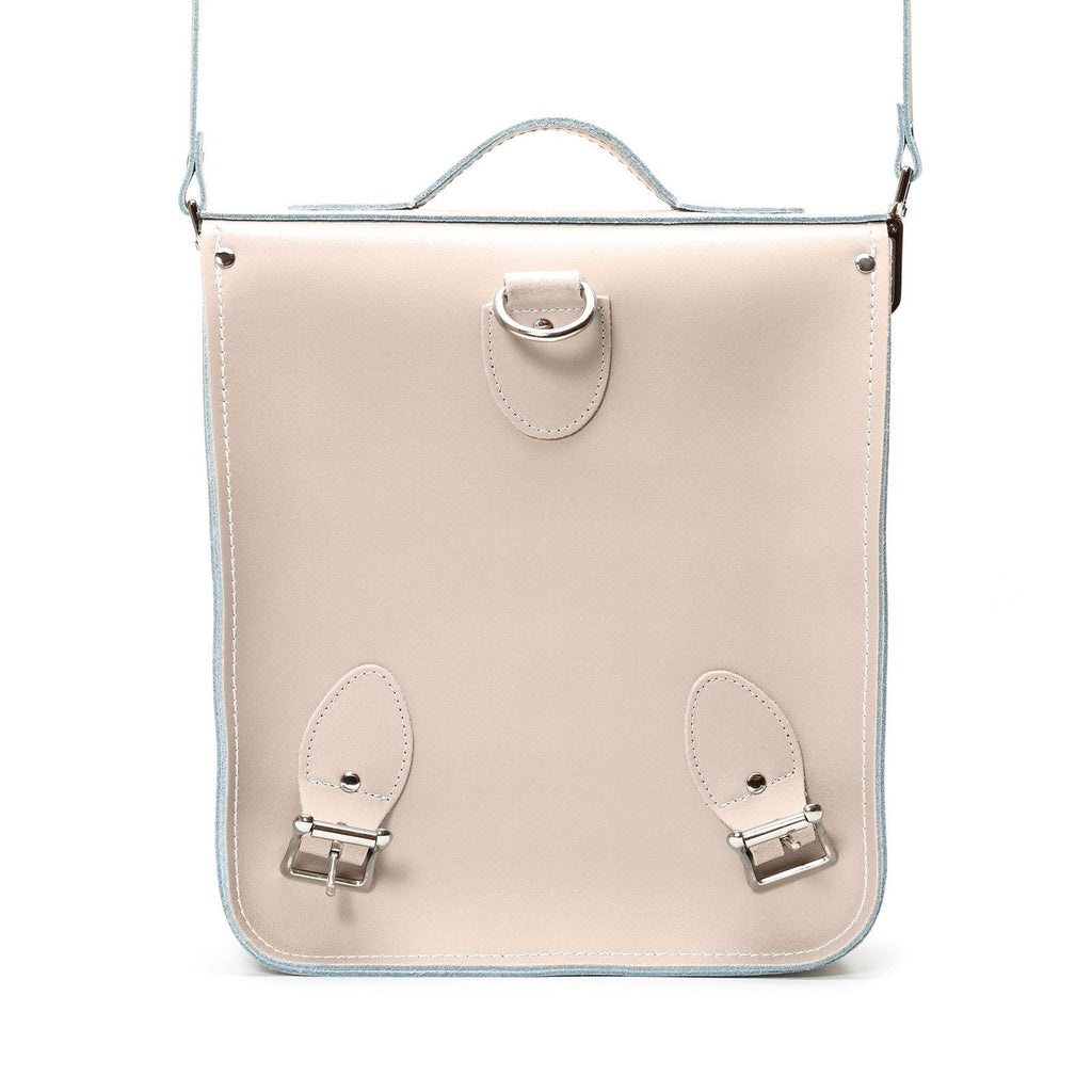 Handmade Leather City Backpack in Iced Coffee