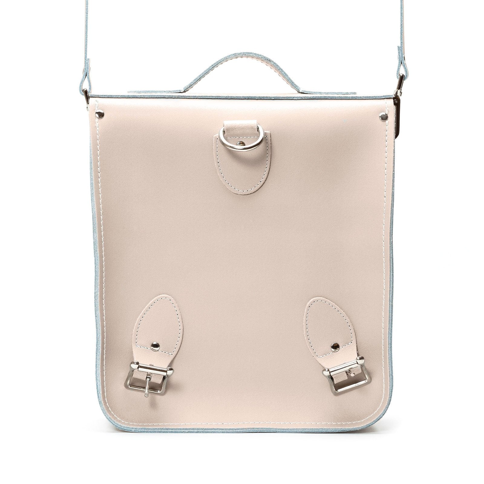 Handmade Leather City Backpack in Iced Coffee