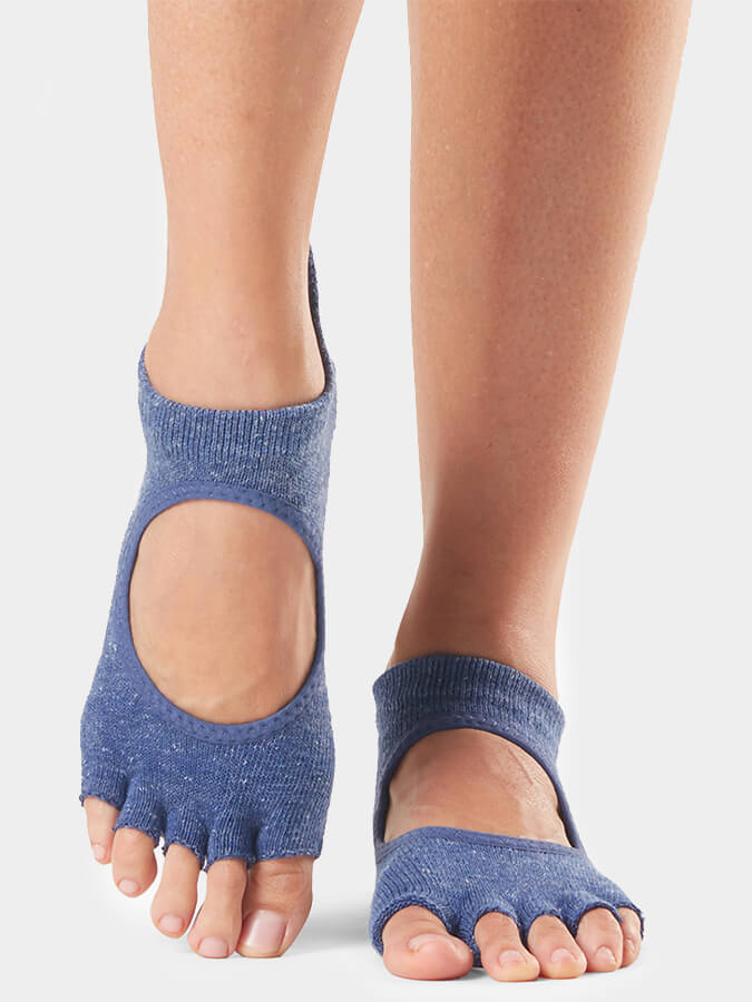 Half Toe Bellarina Women's Yoga Grip Socks
