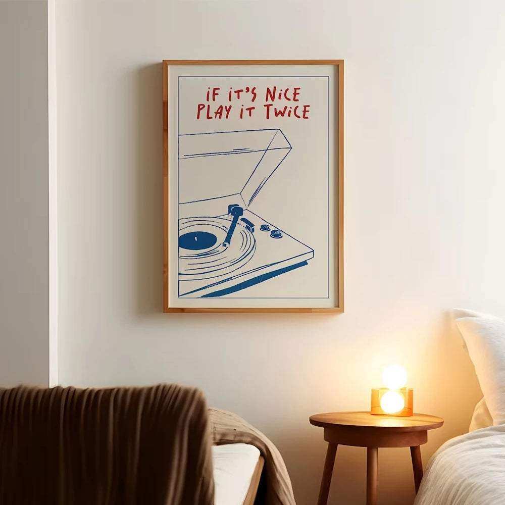 If It's Nice Play It Twice Canvas Print