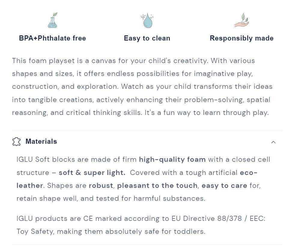 elegant grey and white iglu foam blocks arranged in a sophisticated geometric sculpture