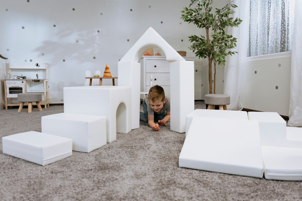 bold white iglu foam blocks for creative toddler play and motor skill development