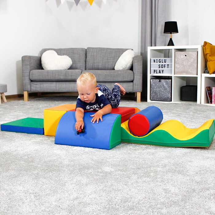 Soft Play 7 Foam Block Set - Multicolor Discoverer