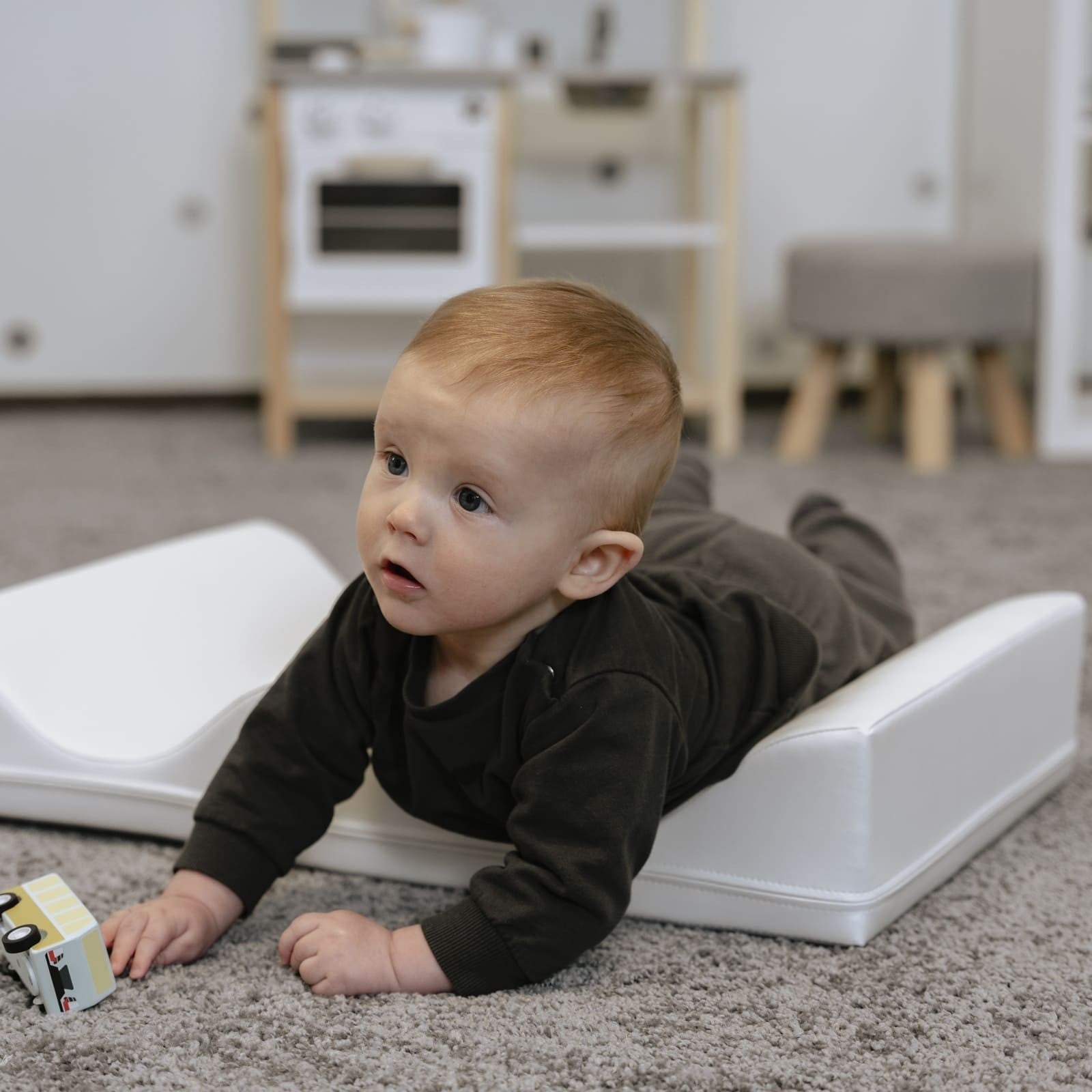 Soft Play 7 Foam Block Set - White Discoverer