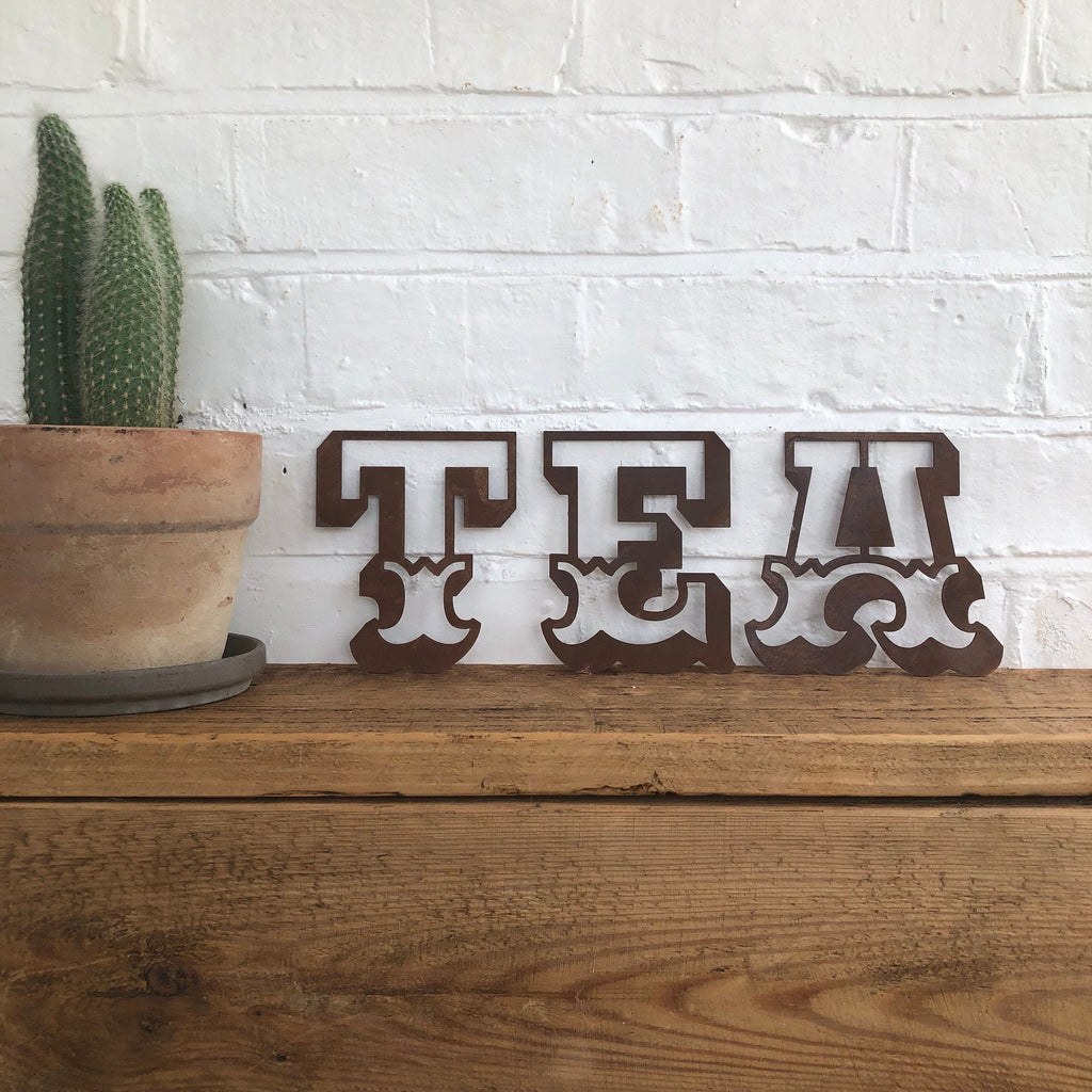 Rusty 5 Inch Carnival Metal Letters A to Z